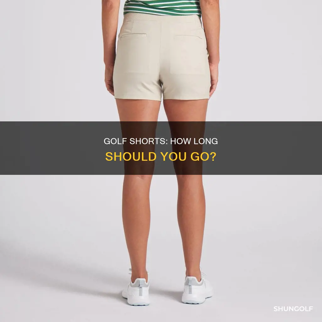 how long are golf shorts