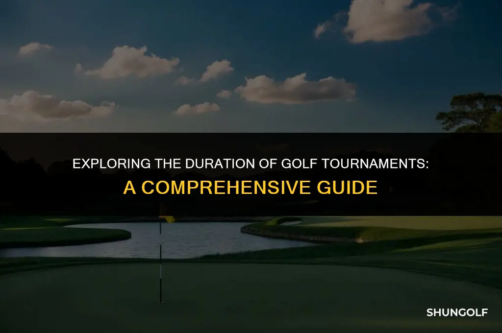 how long are golf tournaments