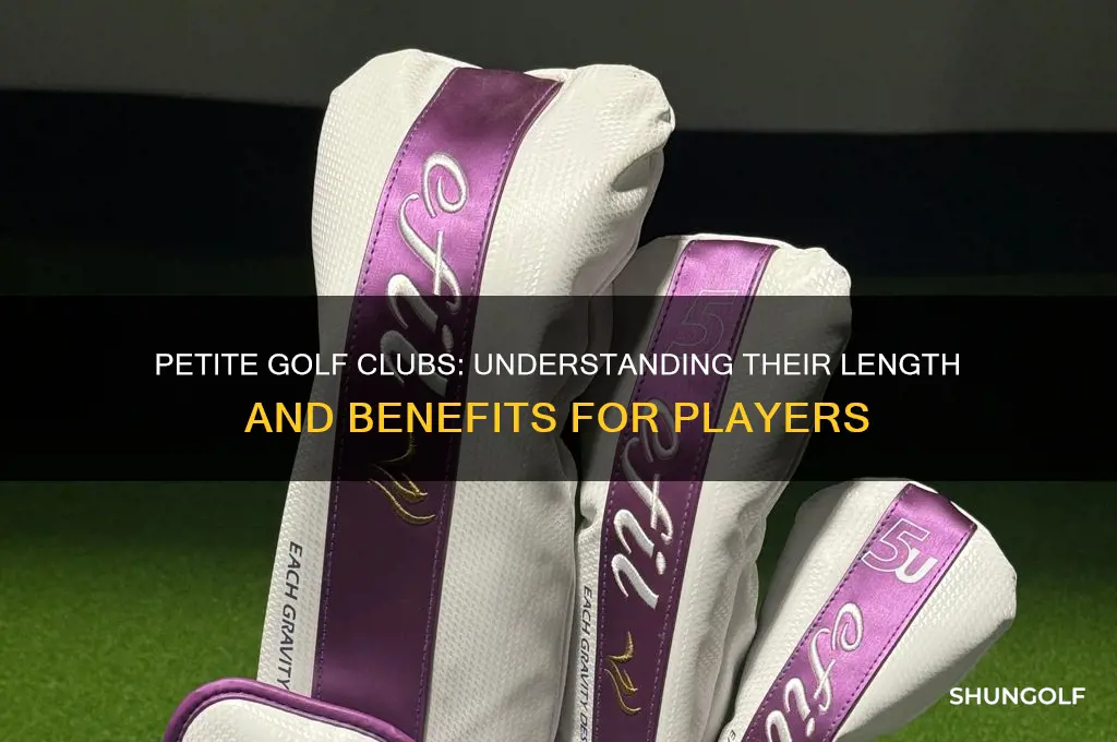 how long are petite golf clubs