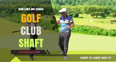 Senior Golf Club Shaft Length: Finding the Perfect Fit for Your Game