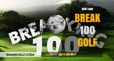 Breaking 100 in Golf: How Long Does it Take?
