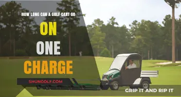 Maximizing Your Golf Cart's Range: How Far Can One Charge Take You?