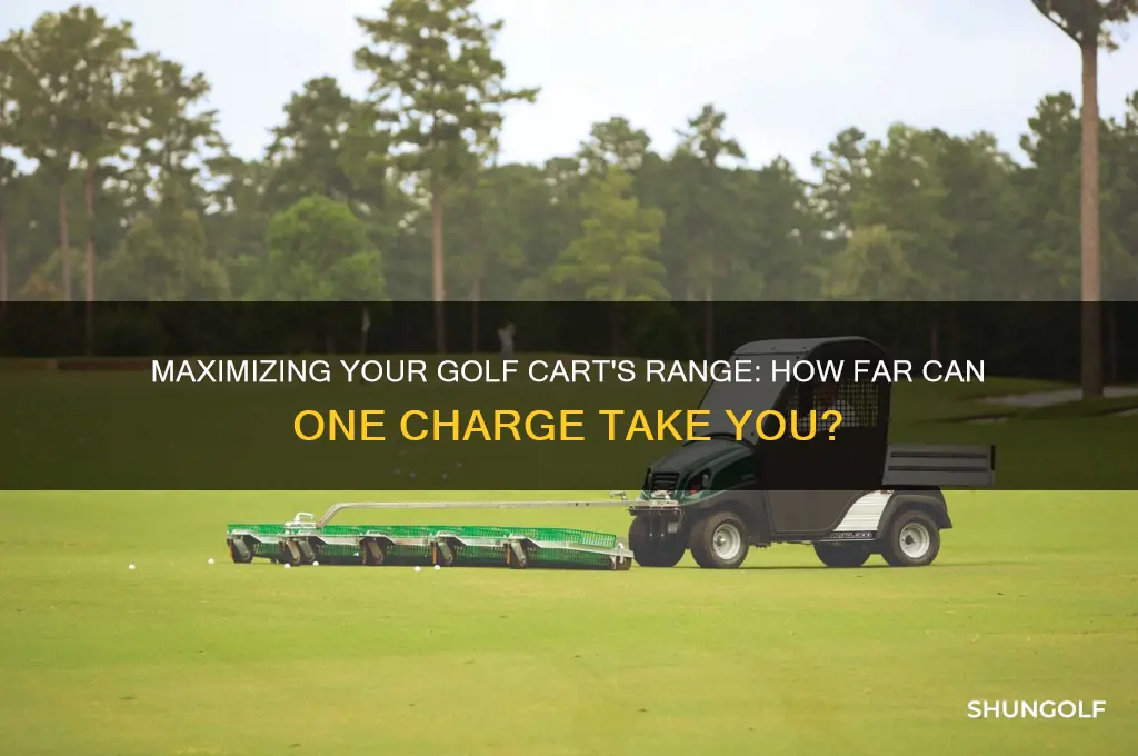 how long can a golf cart go on one charge