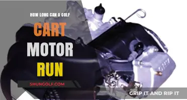 Golf Cart Motor Lifespan: How Long Can It Continuously Run?