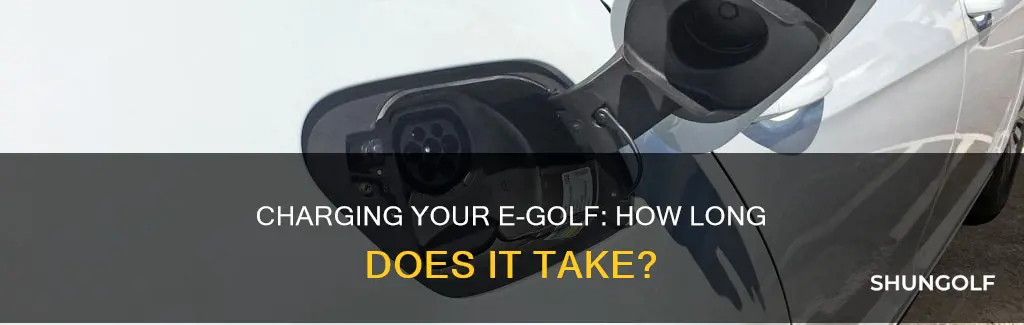 how long charge e golf