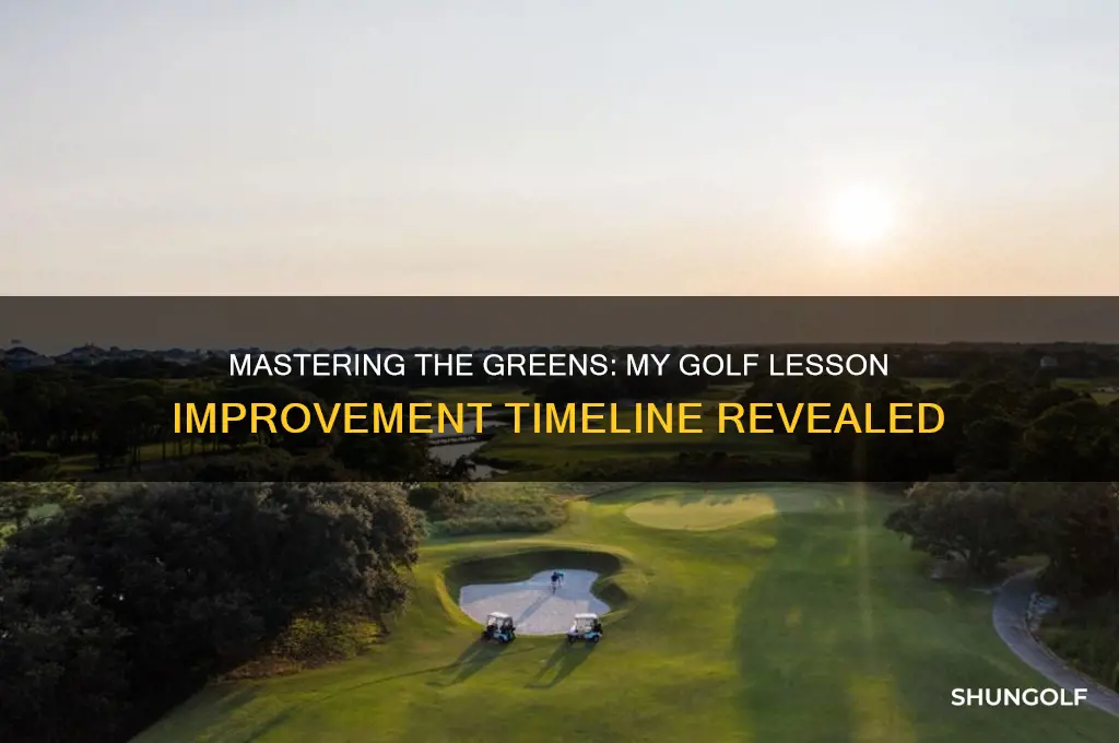 how long did it take to improve with golf lessons