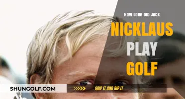 Jack Nicklaus' Golf Career: How Long Did the Legend Play?