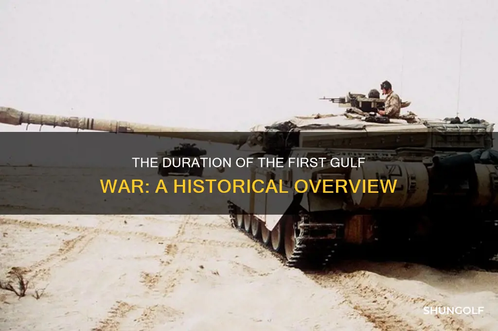 how long did the first golf war last