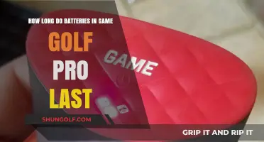 Game Golf Pro Battery Life: How Long Do They Last?