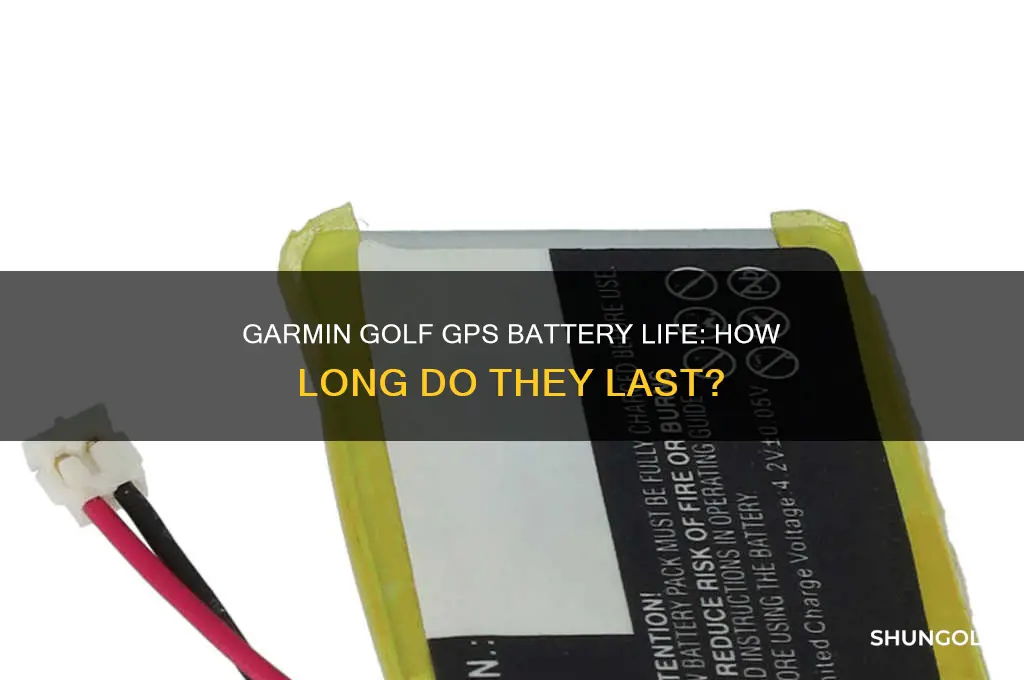 how long do batteries last in garmin golf gps