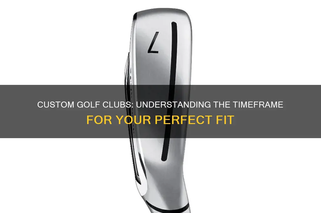 how long do custom golf clubs take