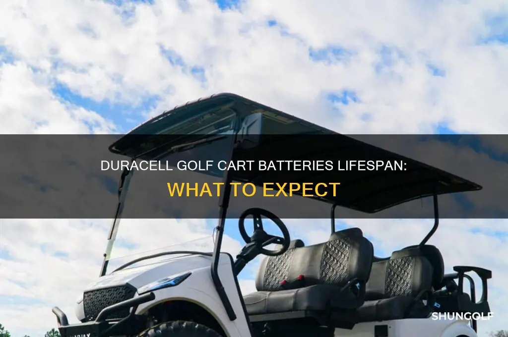 how long do duracell golf cart batteries last