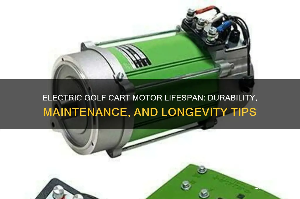 how long do electric golf cart motors last