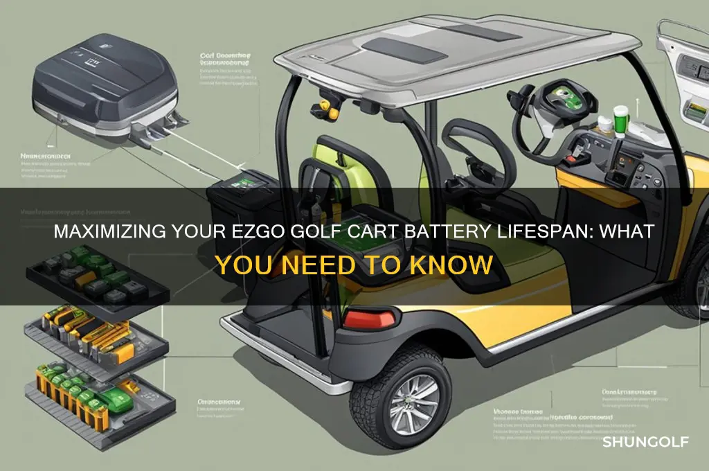 how long do ezgo golf cart batteries last