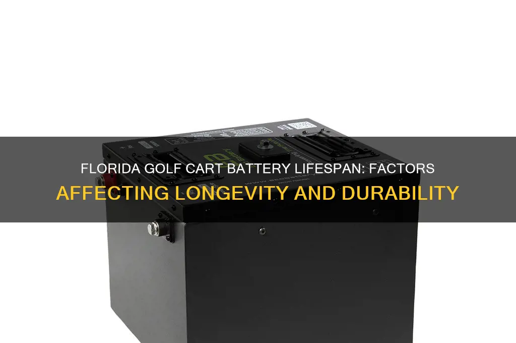 how long do golf cart batteries last in florida