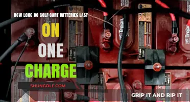 Maximizing Your Golf Cart's Battery Life: How Long Does One Charge Last?