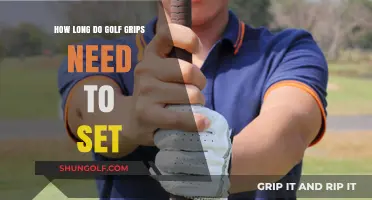 Setting Time for Golf Grips: A Comprehensive Guide