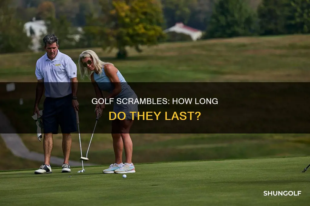 how long do golf scrambles last