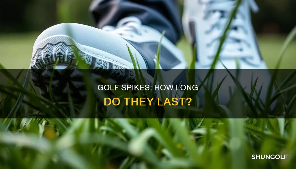 how long do golf spikes last