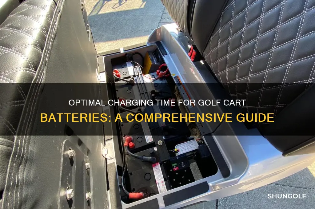 how long do i charge golf cart batteries