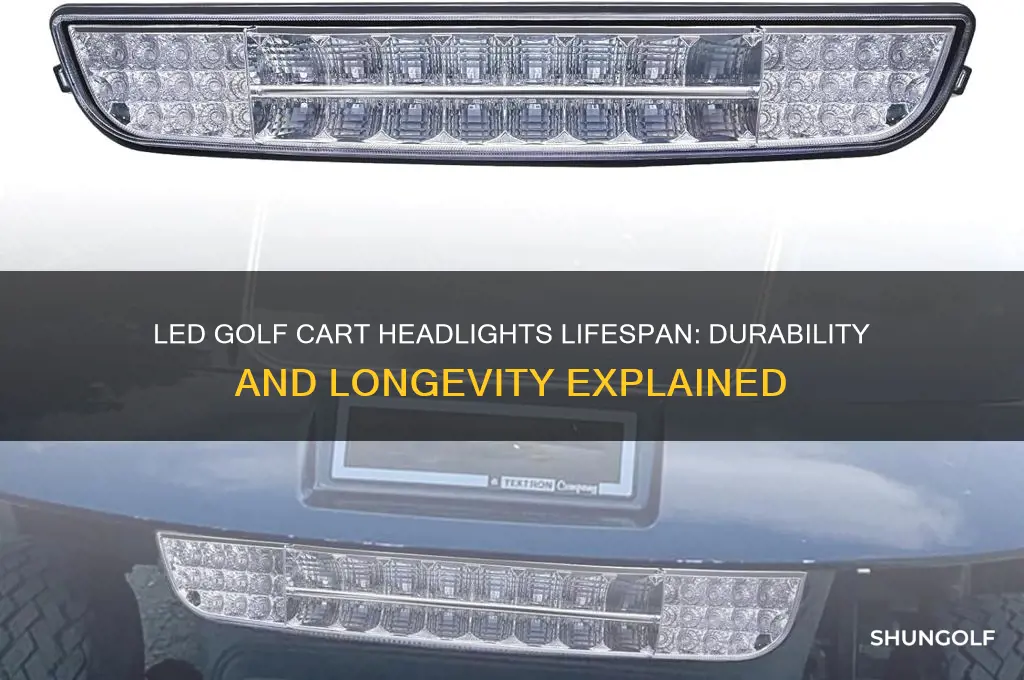 how long do led golf cart headlights last