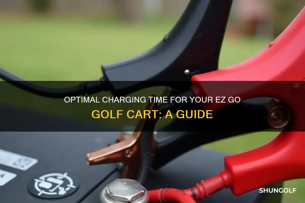 how long do you charge a ez go golf cart