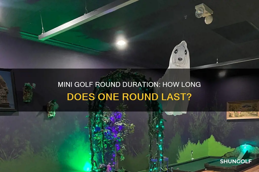 how long does 1 round of mini golf last