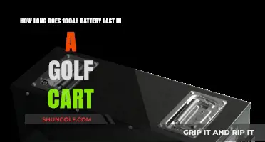 Golf Cart Battery Life: How Long Does a 100Ah Last?