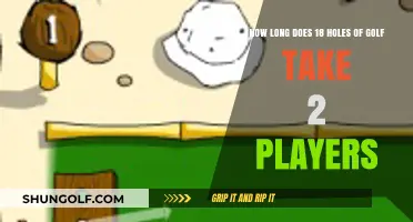 Golf Round Duration: Time for Two Players to Complete 18 Holes