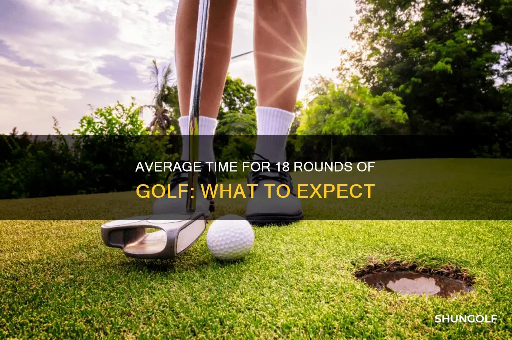 how long does 18 rounds of golf take