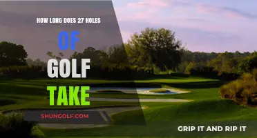 Exploring the Time Commitment for Playing 27 Holes of Golf