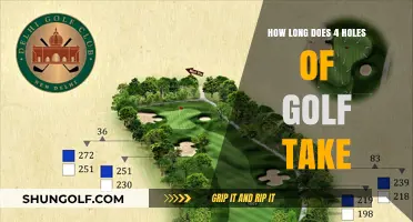 Time on the Green: Estimating Duration for 4 Holes of Golf