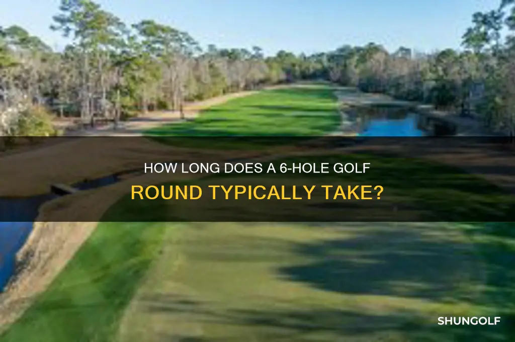 how long does 6 hles of golf take