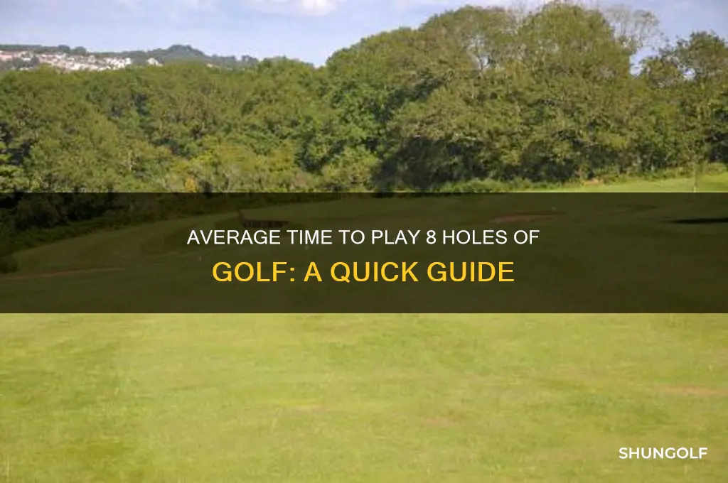 how long does 8 holes of golf take