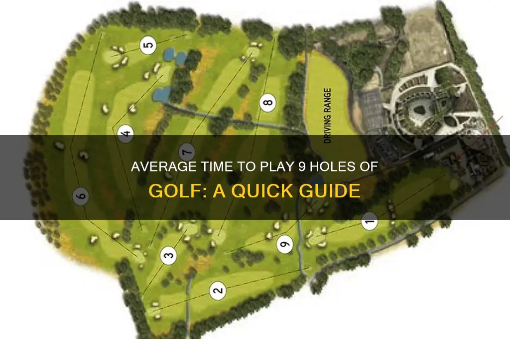 how long does 9 holes of golf take to play