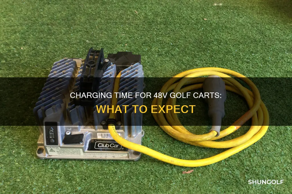 how long does a 48v golf cart take to charge