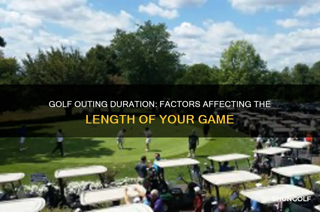 how long does a golf outing last