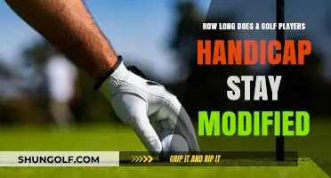 Understanding Golf Handicap Adjustments: Duration of Modified Handicap Status
