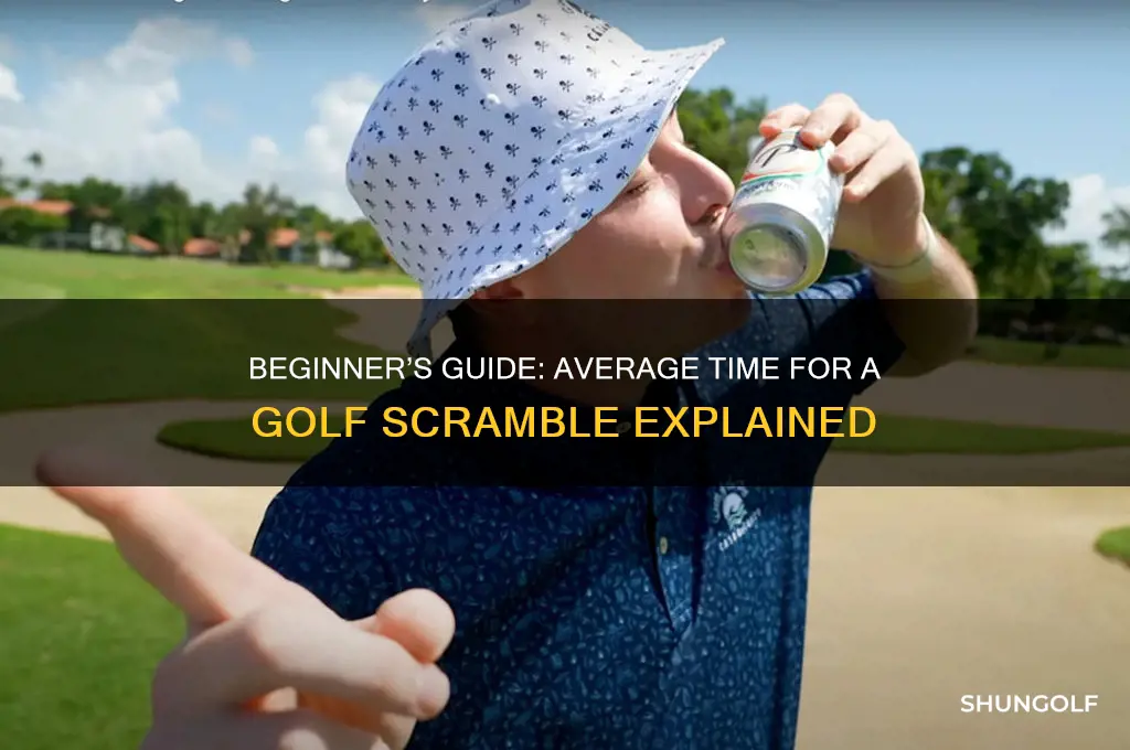 how long does a golf scramble take for beginners