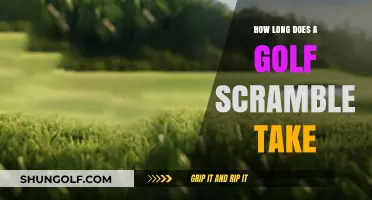 Golf Scramble Duration: Factors Affecting Playtime and Average Timeframe