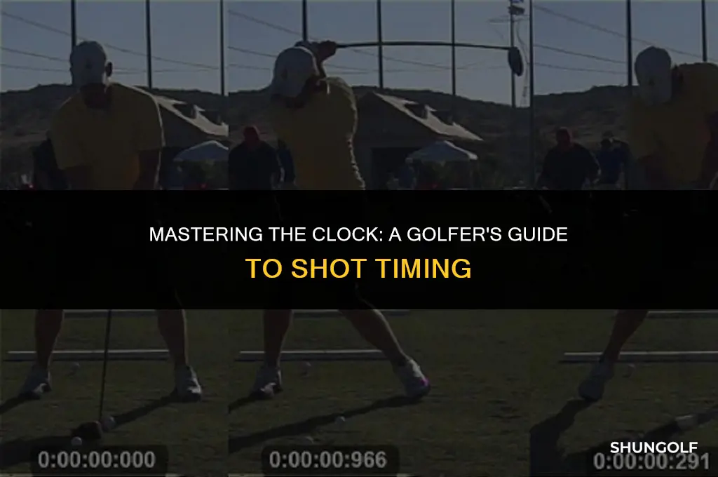 how long does a golfer have to take his shot
