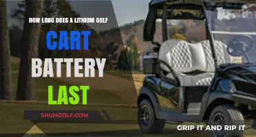 Maximizing Lithium Golf Cart Battery Lifespan: Durability and Maintenance Tips