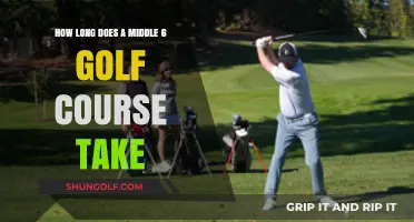 Average Time to Complete a Middle 6 Golf Course Round