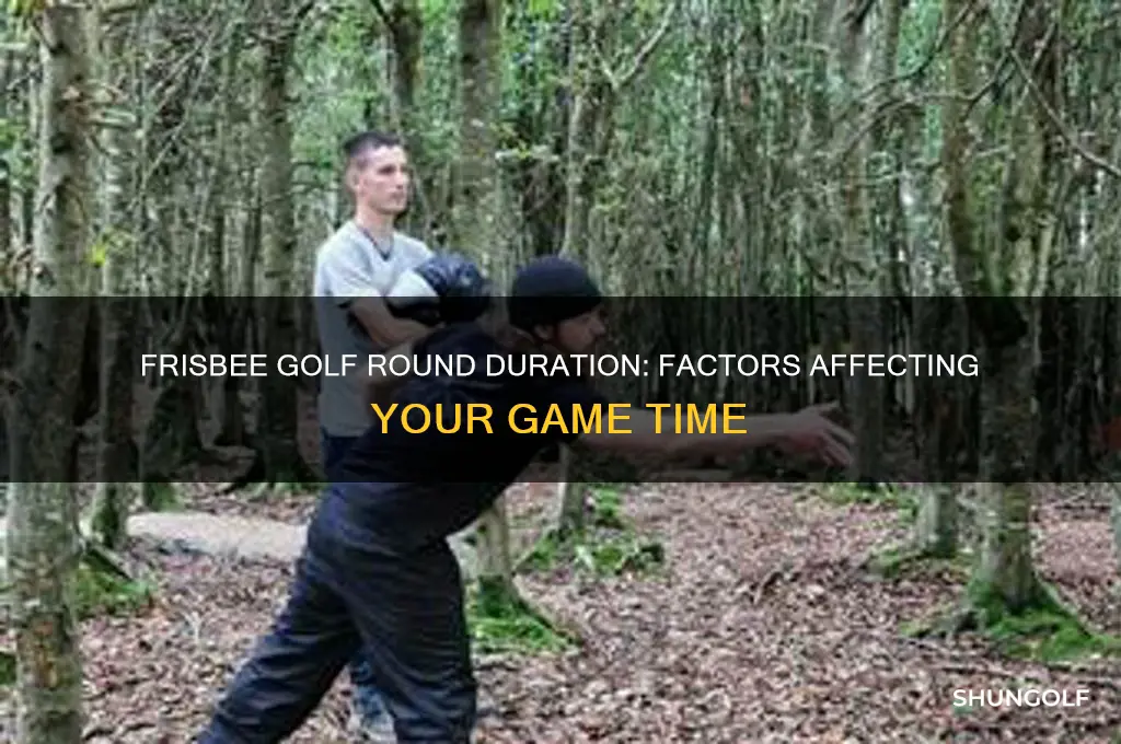 how long does a round of frisbee golf take