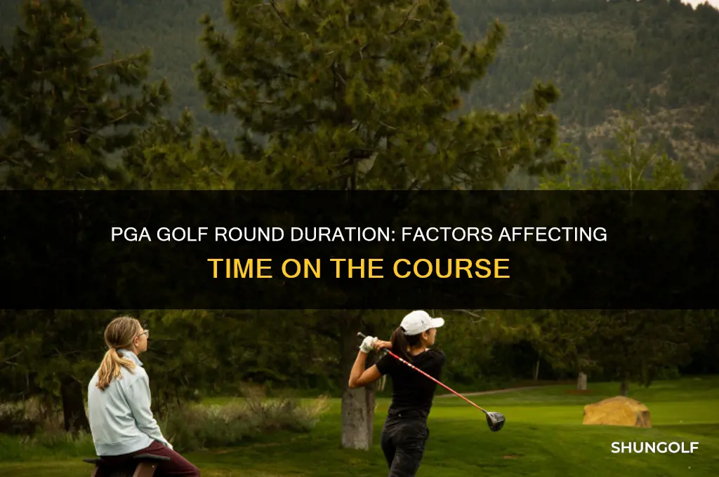 how long does a round of golf take pga