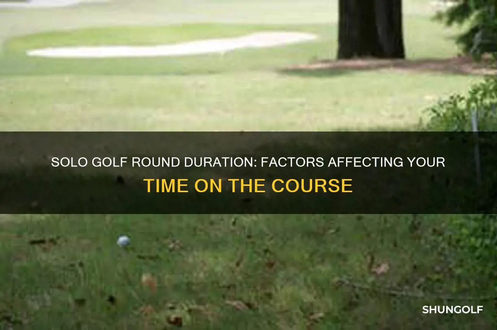 how long does a solo round of golf take