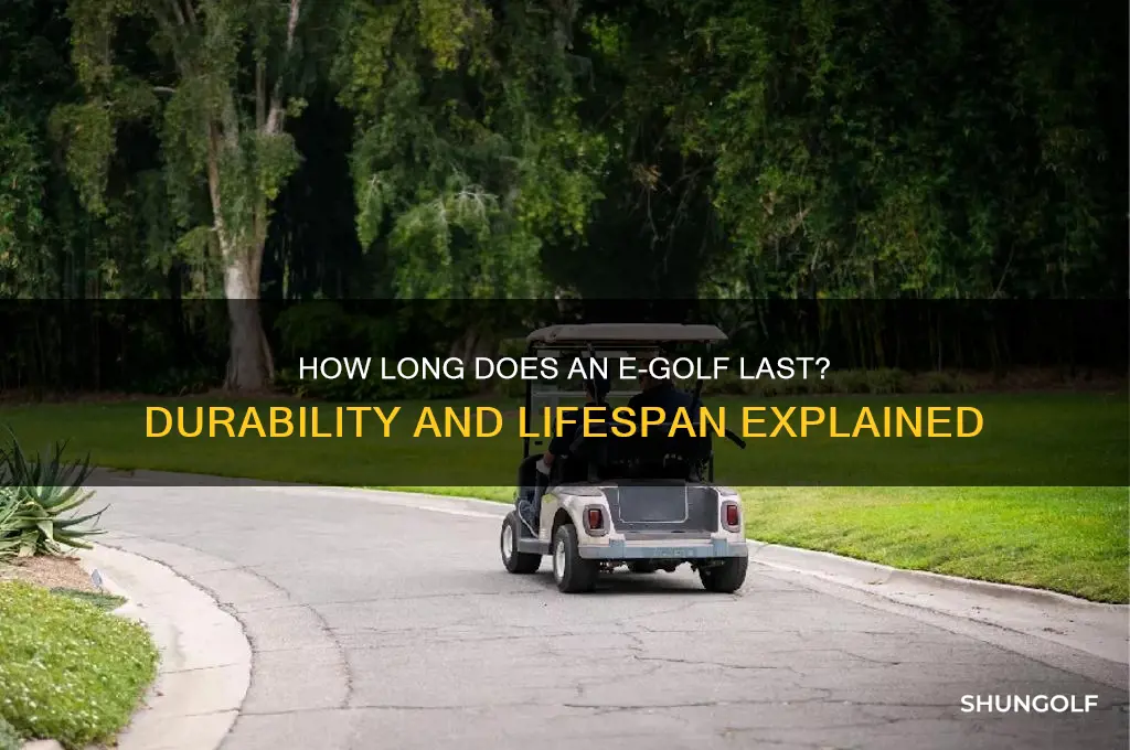 how long does an e golf last