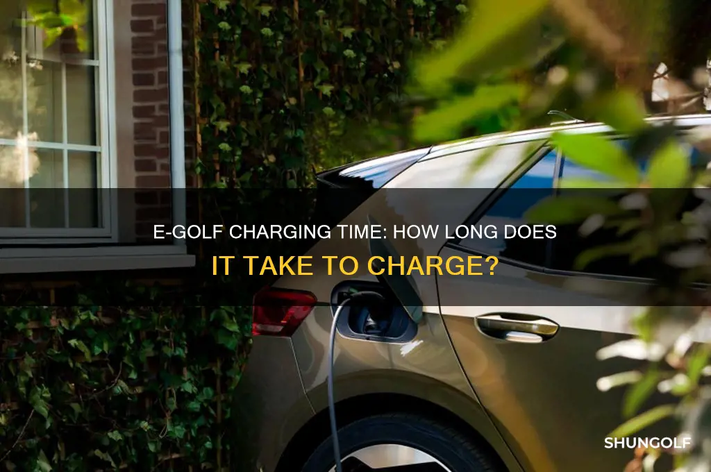 how long does e golf take to charge