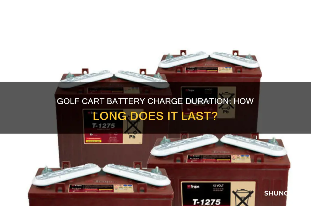 how long does golf cart chage last