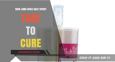 Golf Epoxy Curing Time: How Long Does It Take?